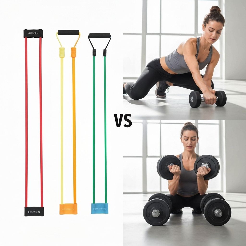 Resistance Bands vs Dumbbells